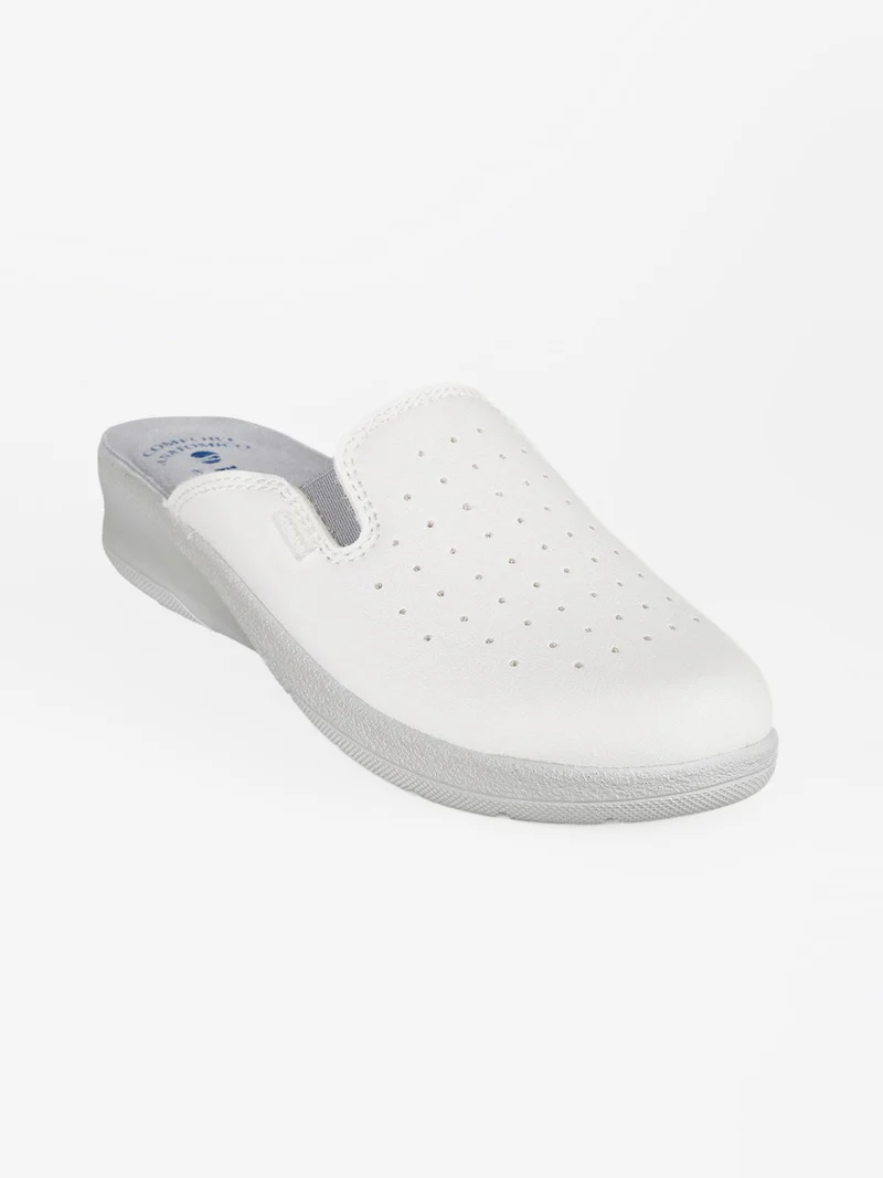 Ciabatte sanitarie elasticizzate - bianco