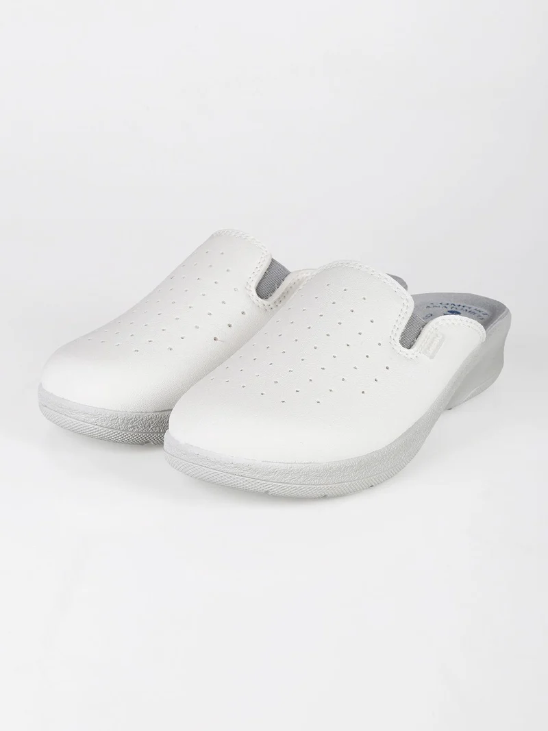 Ciabatte sanitarie elasticizzate - bianco