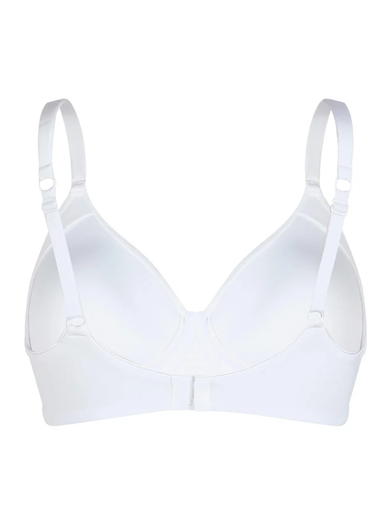 PLUS 2546 Reggiseno senza ferretto COPPA D - bianco