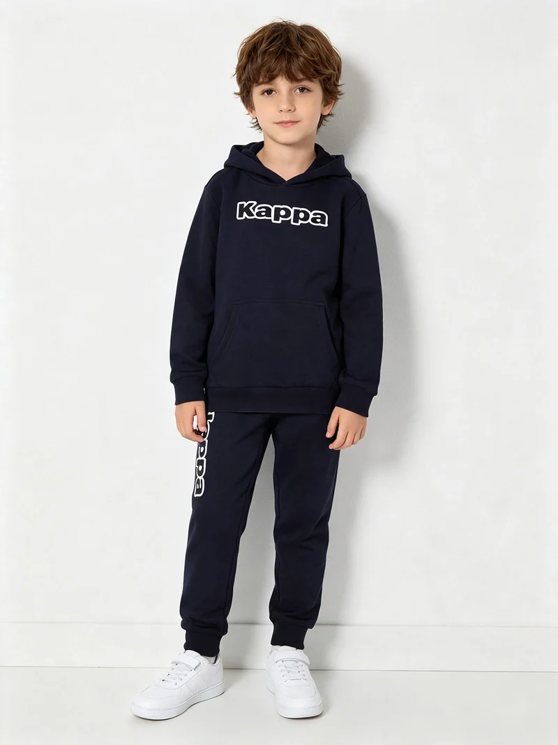 Completo da bambino 2 pezzi con cappuccio - blu scuro
