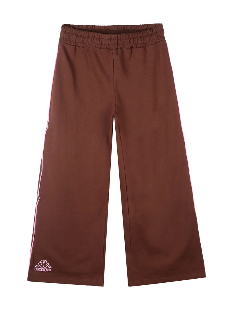 Completo tuta da ragazza full zip con cappuccio e pantaloni a gamba larga - porpora