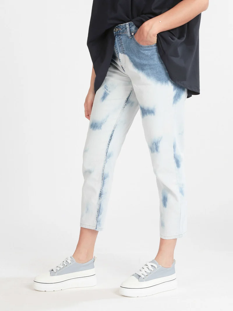 Jeans donna baggy sfumati - jeans
