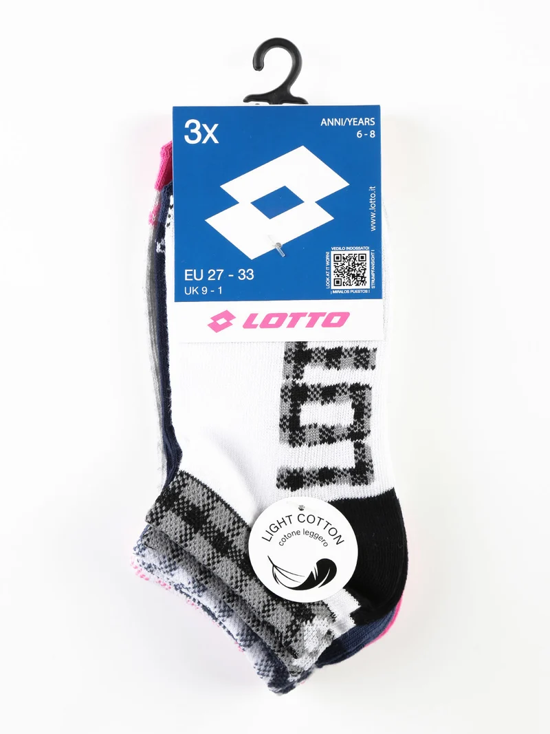 Calze corte da bambina. Confezione da 3 paia - blu scuro