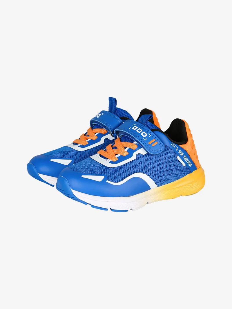 Sneakers da bambino con cinturino a strappo - blu
