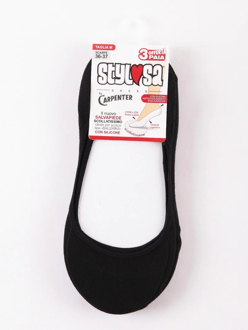 Fantasmini con silicone 3 pezzi - nero