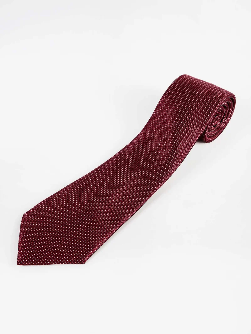 Cravatta elegante texture - rosso