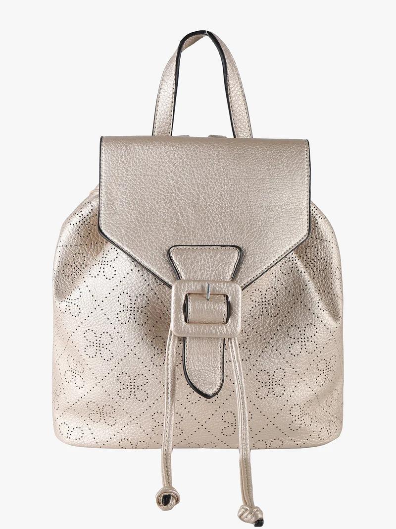 Zaino donna con bottone - oro