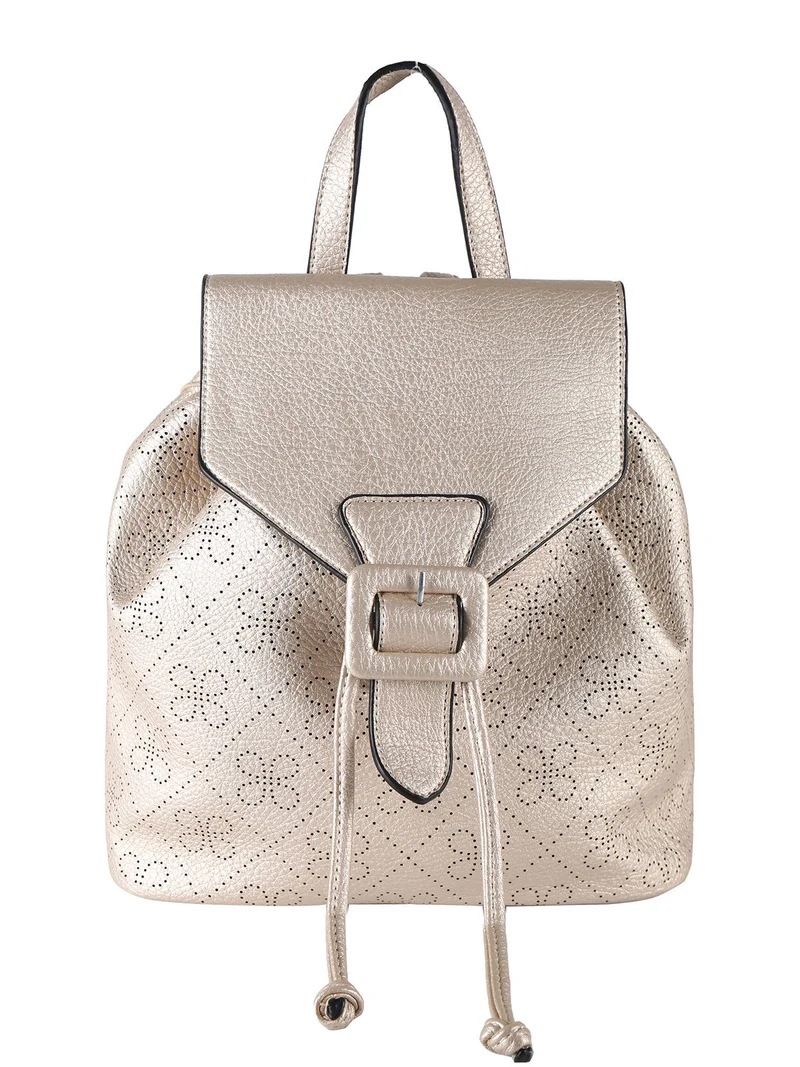 Zaino donna con bottone - oro