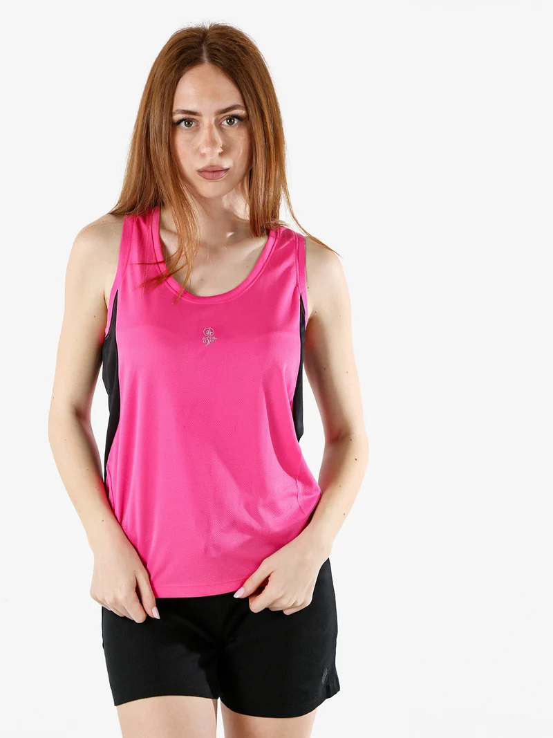 Canotta sportiva da donna traspirante - fucsia