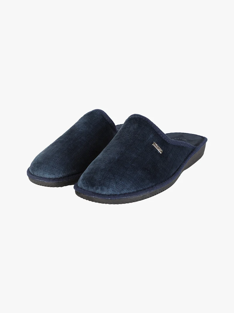 Pantofole invernali da uomo - blu scuro