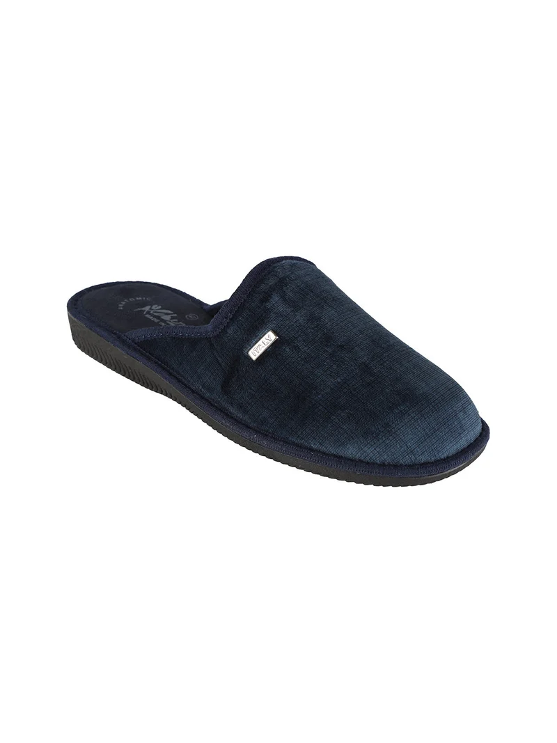 Pantofole invernali da uomo - blu scuro