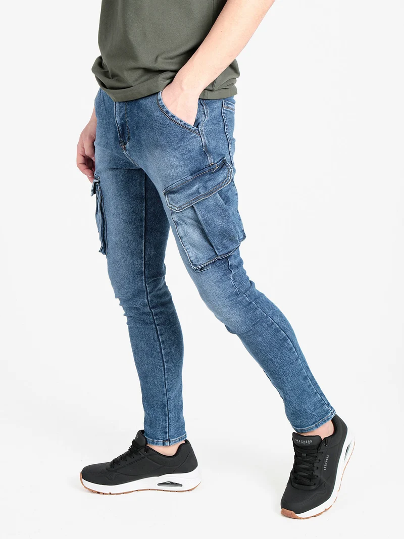 Jeans cargo da uomo - jeans