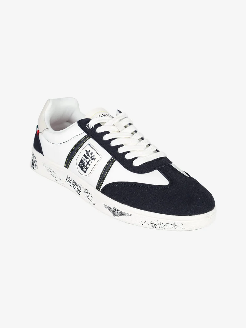 Sneakers basse da uomo stringate - bianco