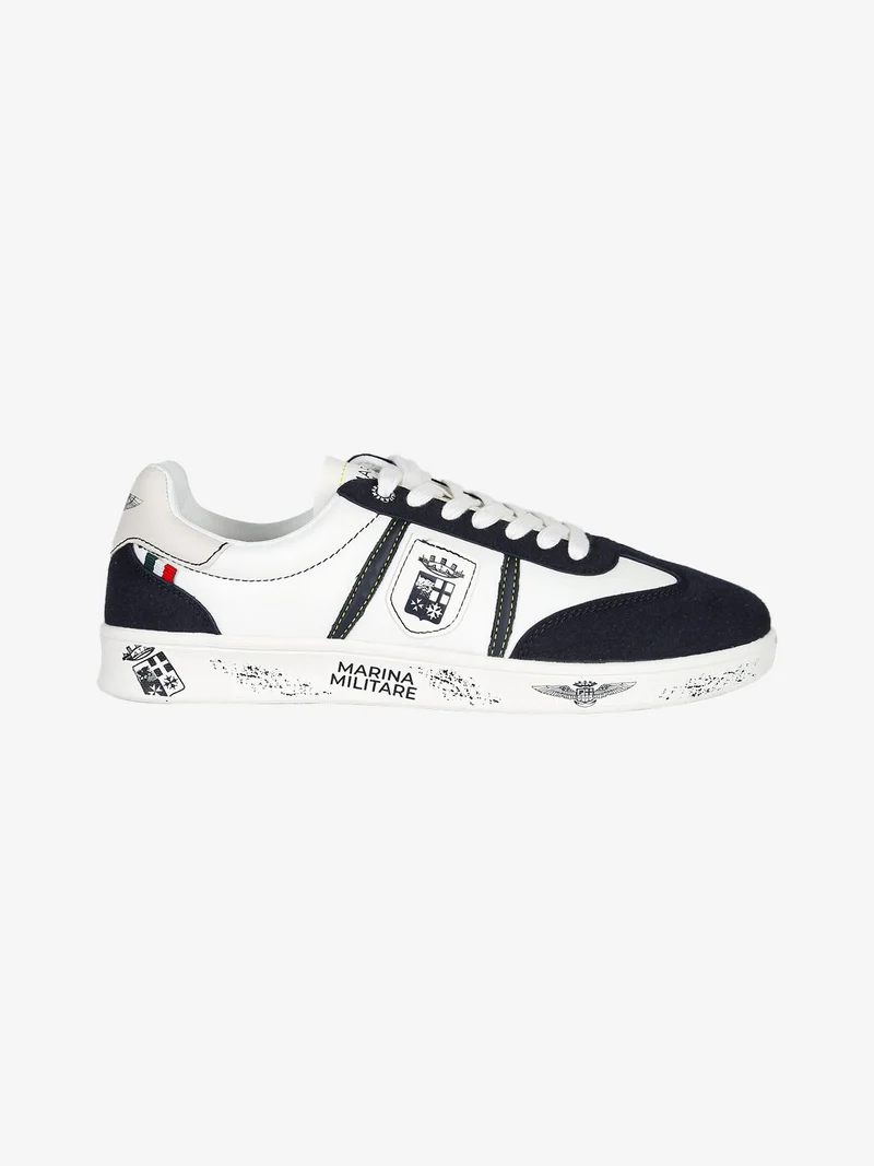 Sneakers basse da uomo stringate - bianco