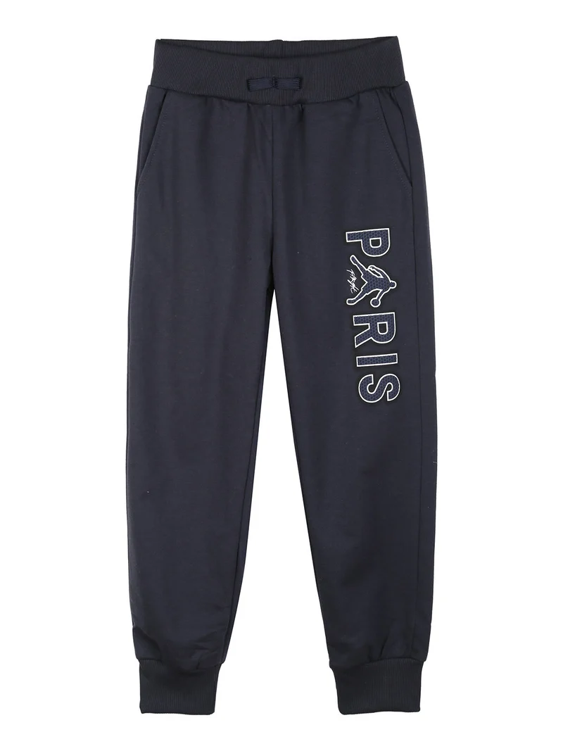 Completo tuta 3 pezzi da bambino con cappuccio e zip - blu