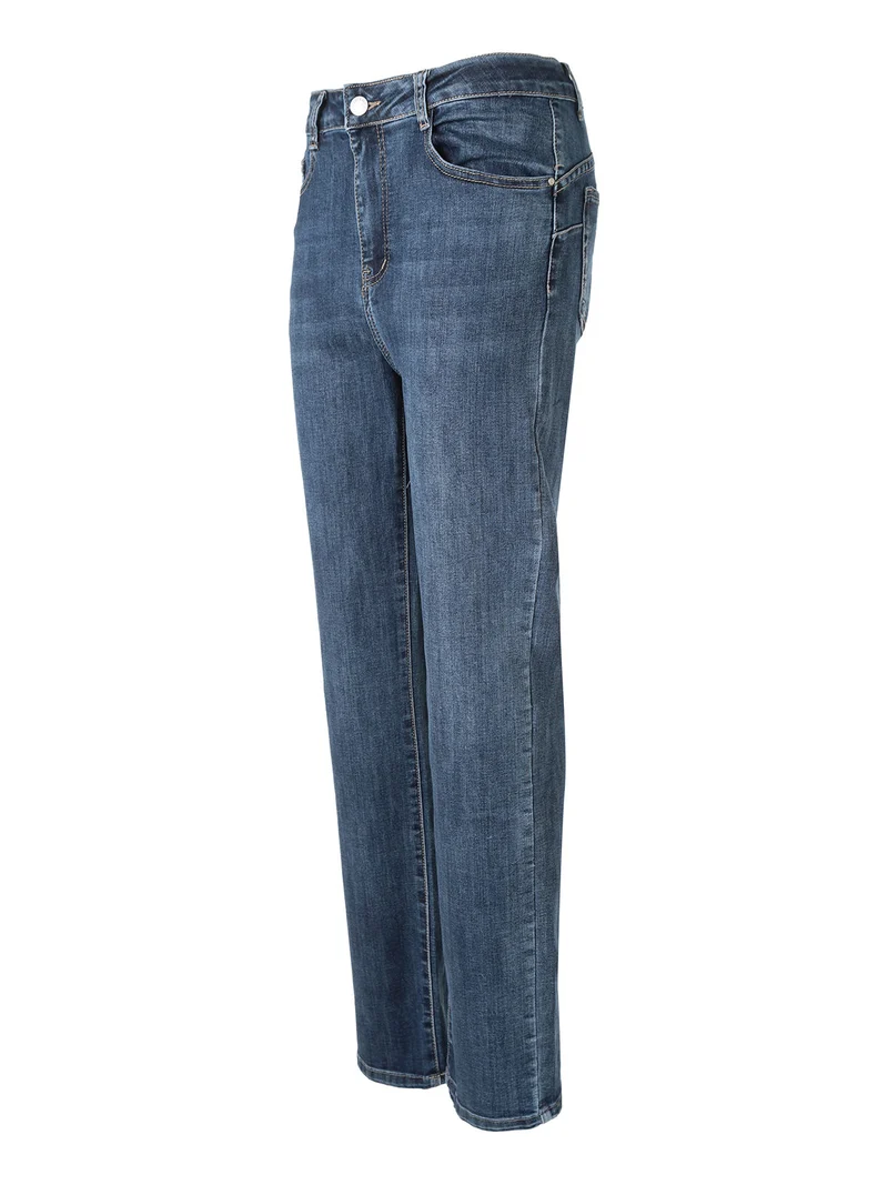 Jeans donna regular fit con dettaglio punto luce sul retro - jeans
