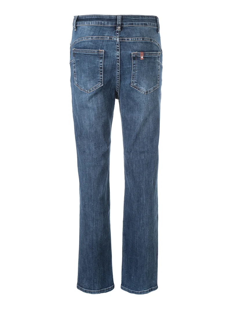 Jeans donna regular fit con dettaglio punto luce sul retro - jeans
