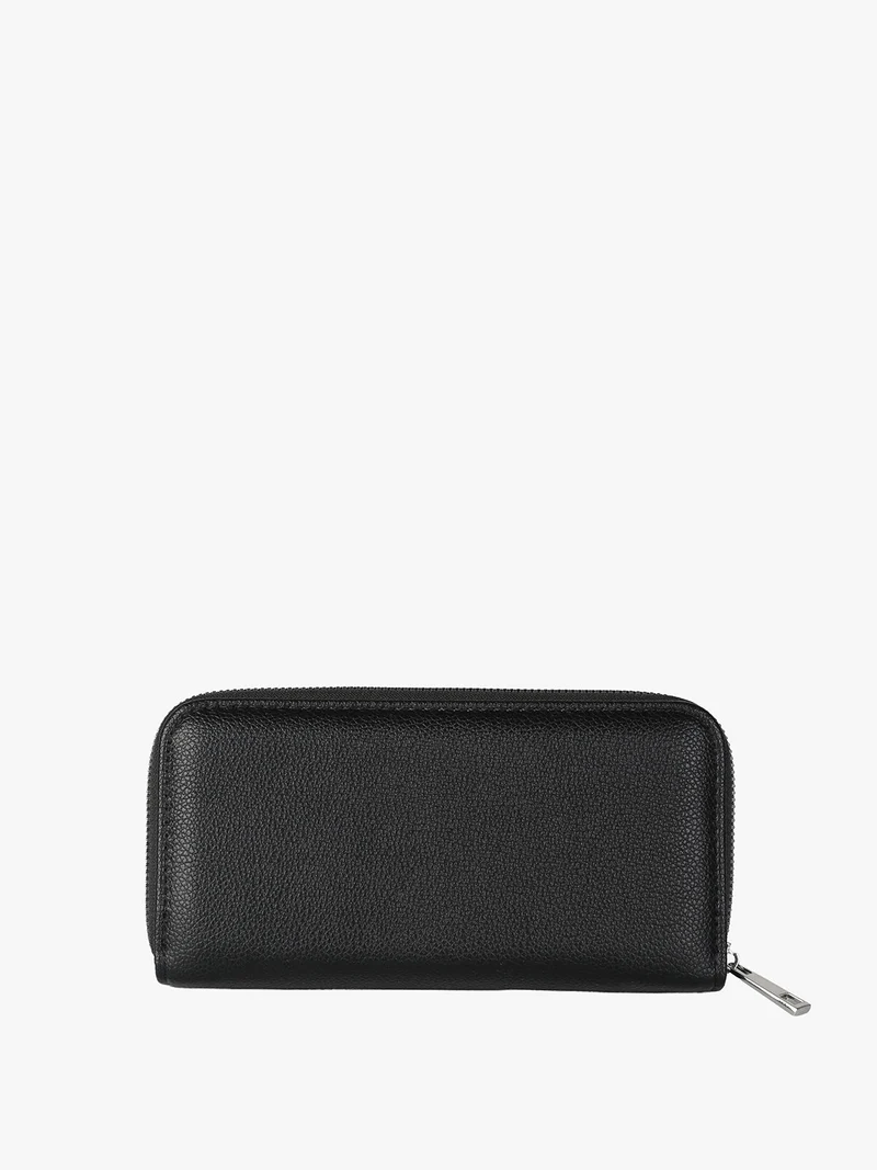 Portafoglio da donna con borchie - nero