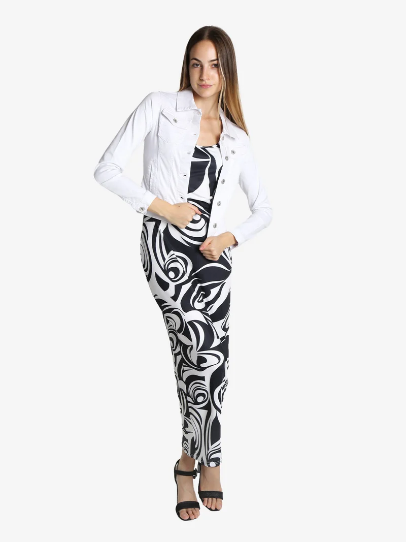 Giacca in jeans donna - bianco