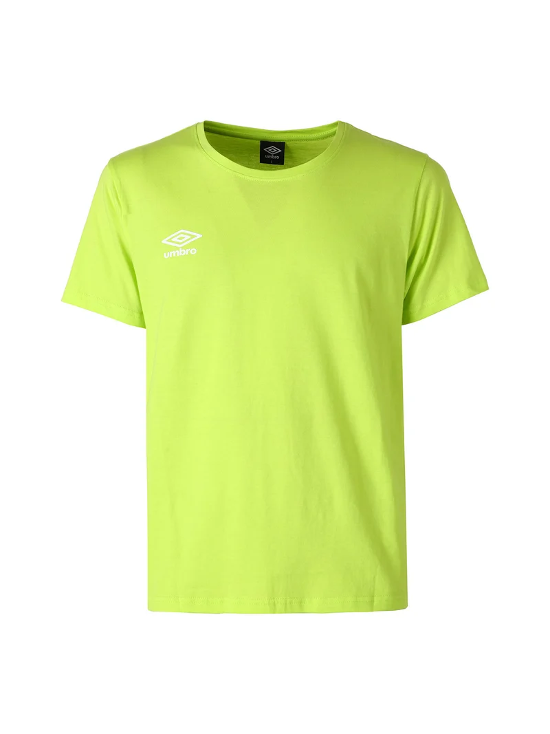 T-shirt girocollo da uomo in cotone con logo - mela