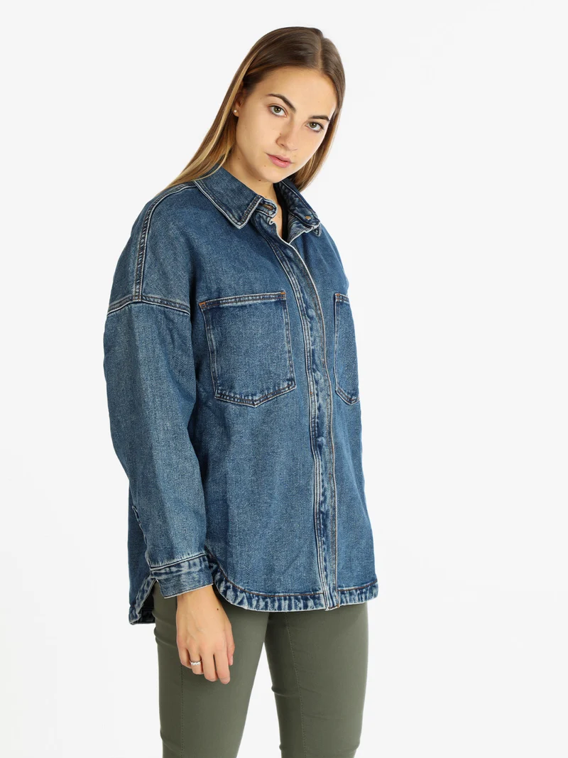 Giacca donna in jeans oversize - jeans