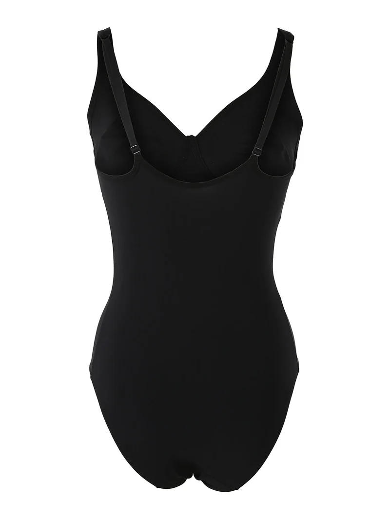 506 Body donna modellante con coppe preformate COPPA C - nero