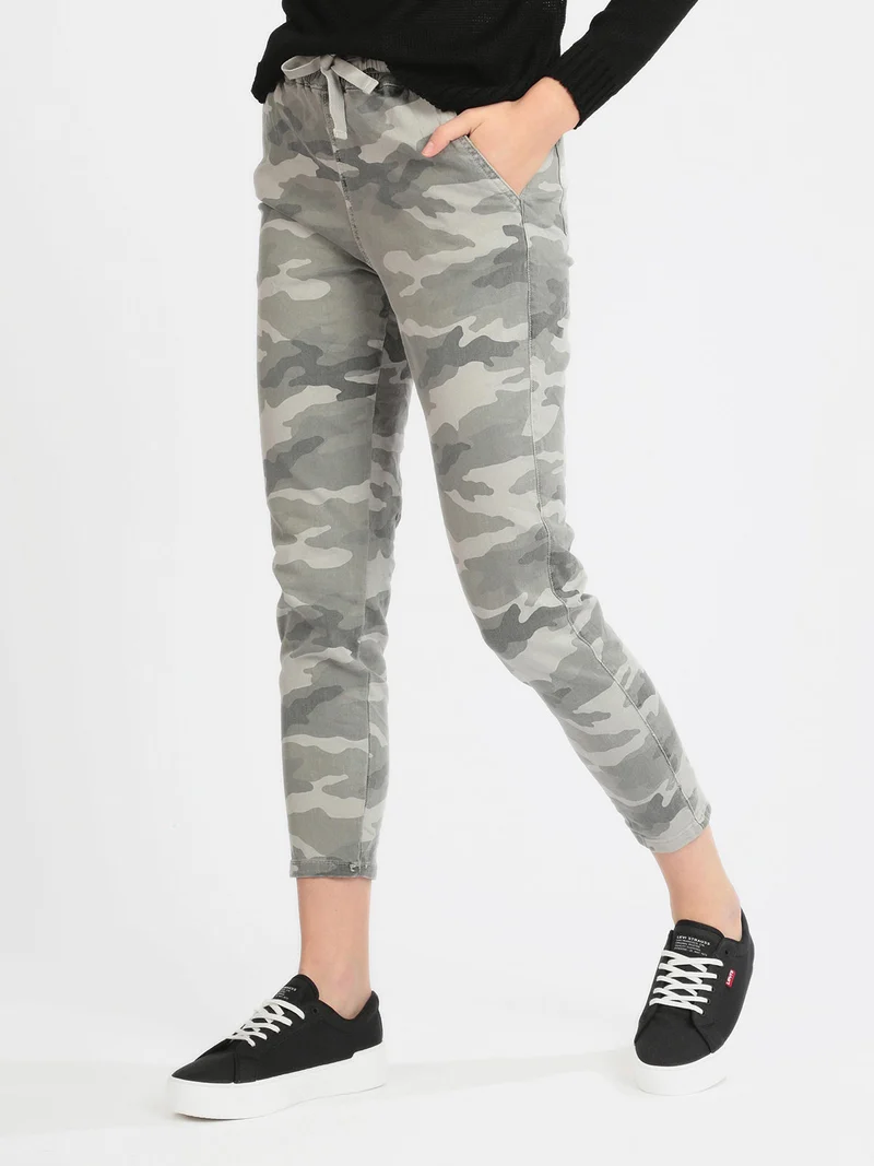 Pantaloni donna militari - grigio