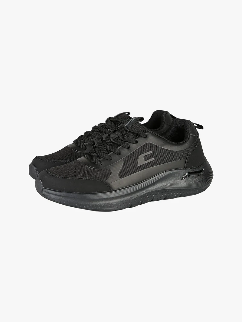 Sneakers da uomo stringate - nero
