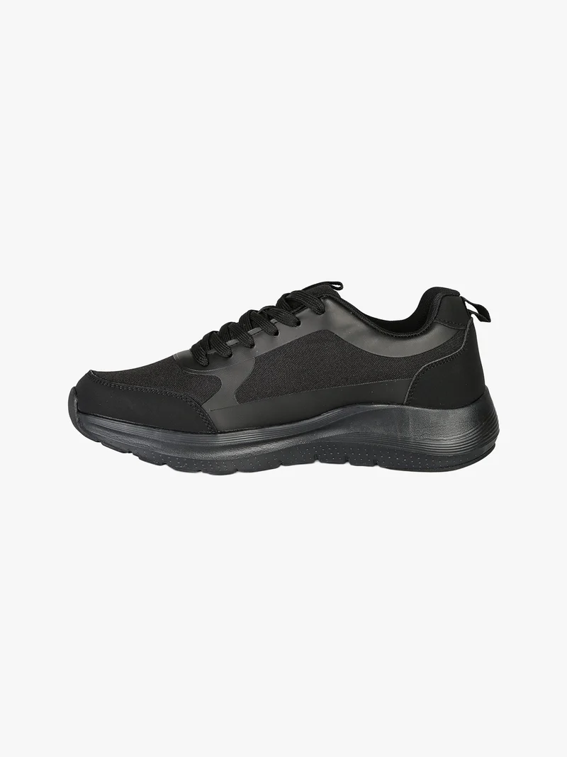Sneakers da uomo stringate - nero