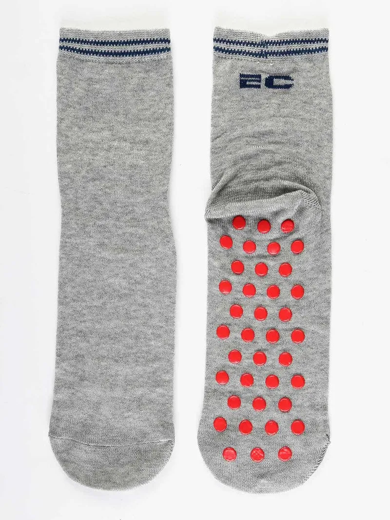 calze antiscivolo in cotone bambini - grigio
