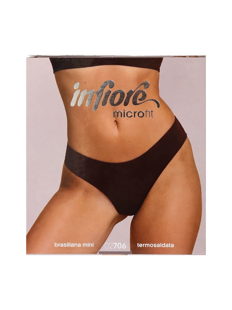MICROFIT 02706 Brasiliana mini in microfibra - nero