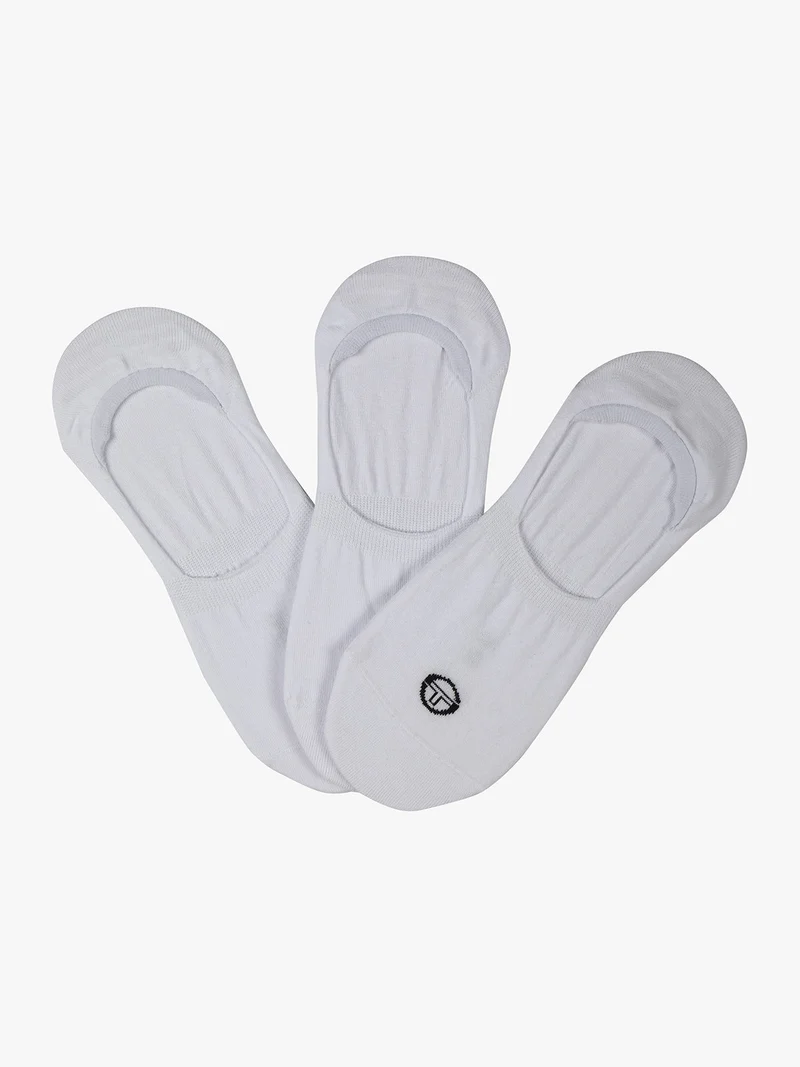 3 Paia di fantasmini uomo - bianco