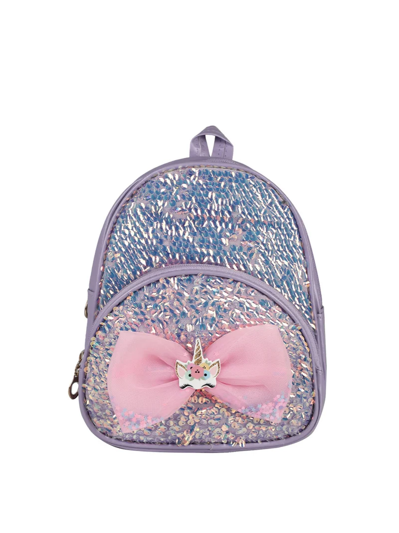 Zainetto da bambina con paillettes luccicanti - lilla