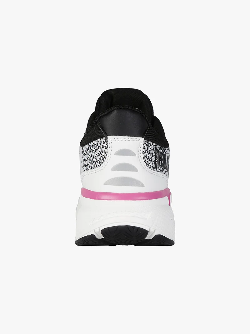 Sneakers donna sportive in tessuto - bianco