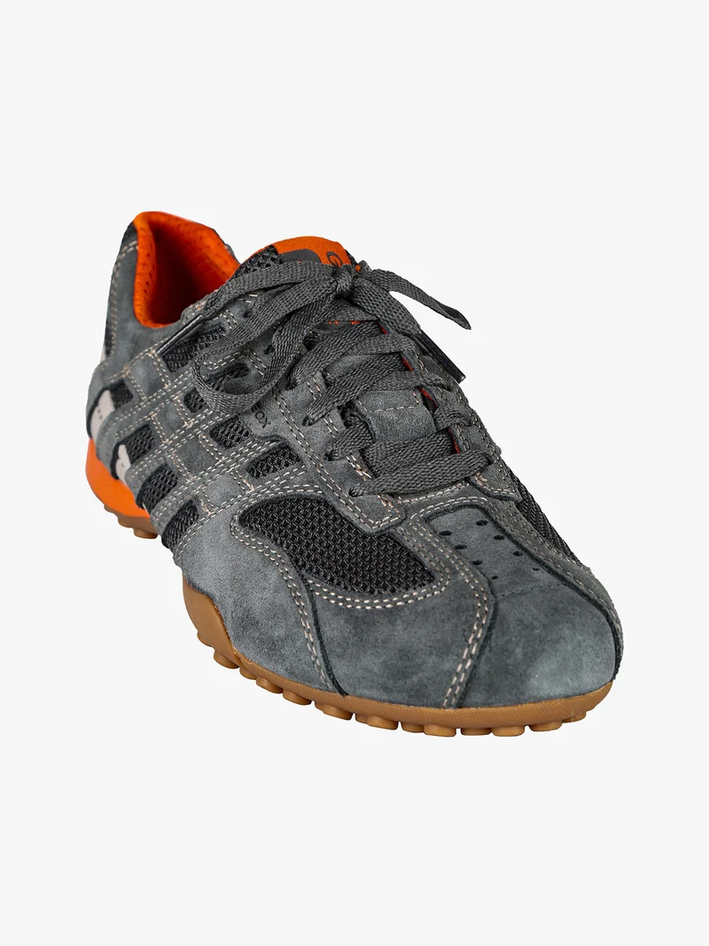 U SNAKE ORIGINAL A Sneakers in pelle scamosciata da uomo - grigio scuro