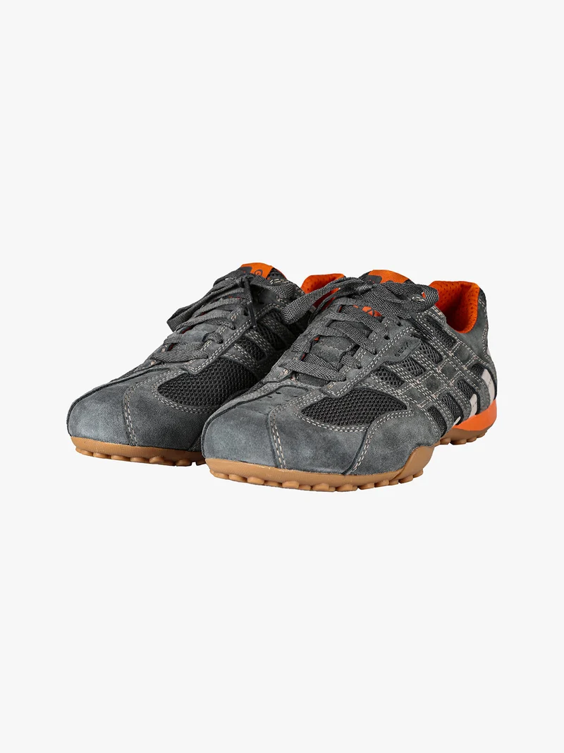 U SNAKE ORIGINAL A Sneakers in pelle scamosciata da uomo - grigio scuro