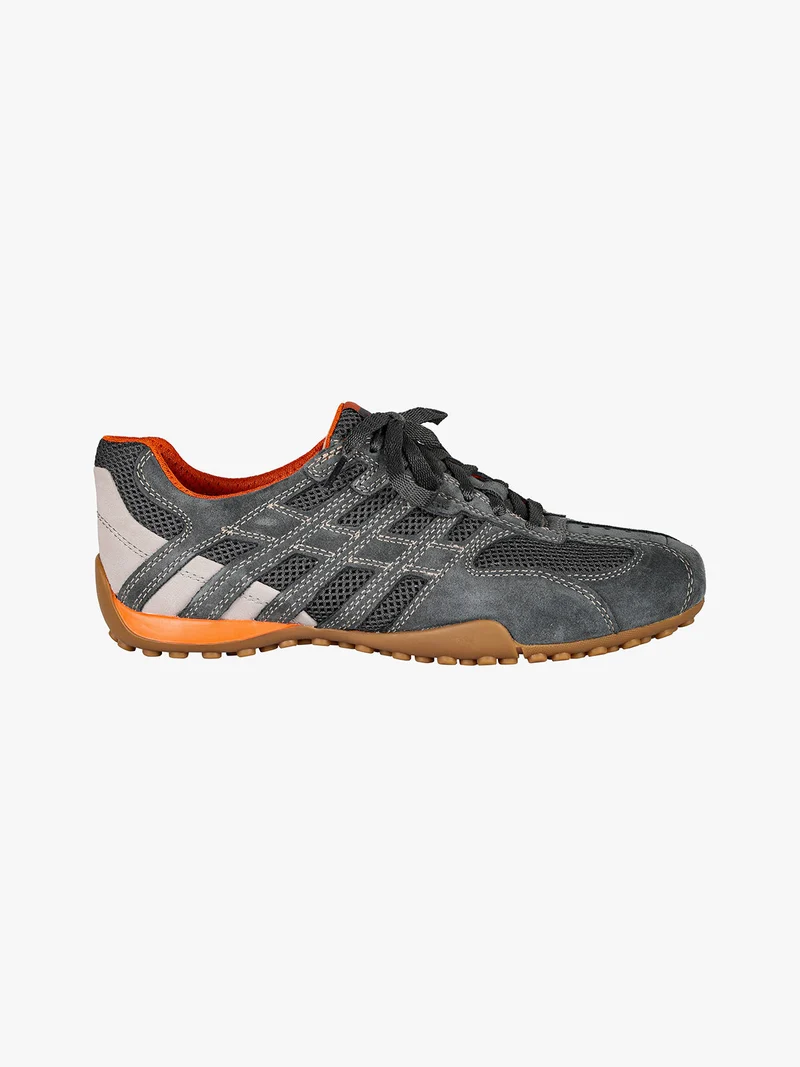 U SNAKE ORIGINAL A Sneakers in pelle scamosciata da uomo - grigio scuro