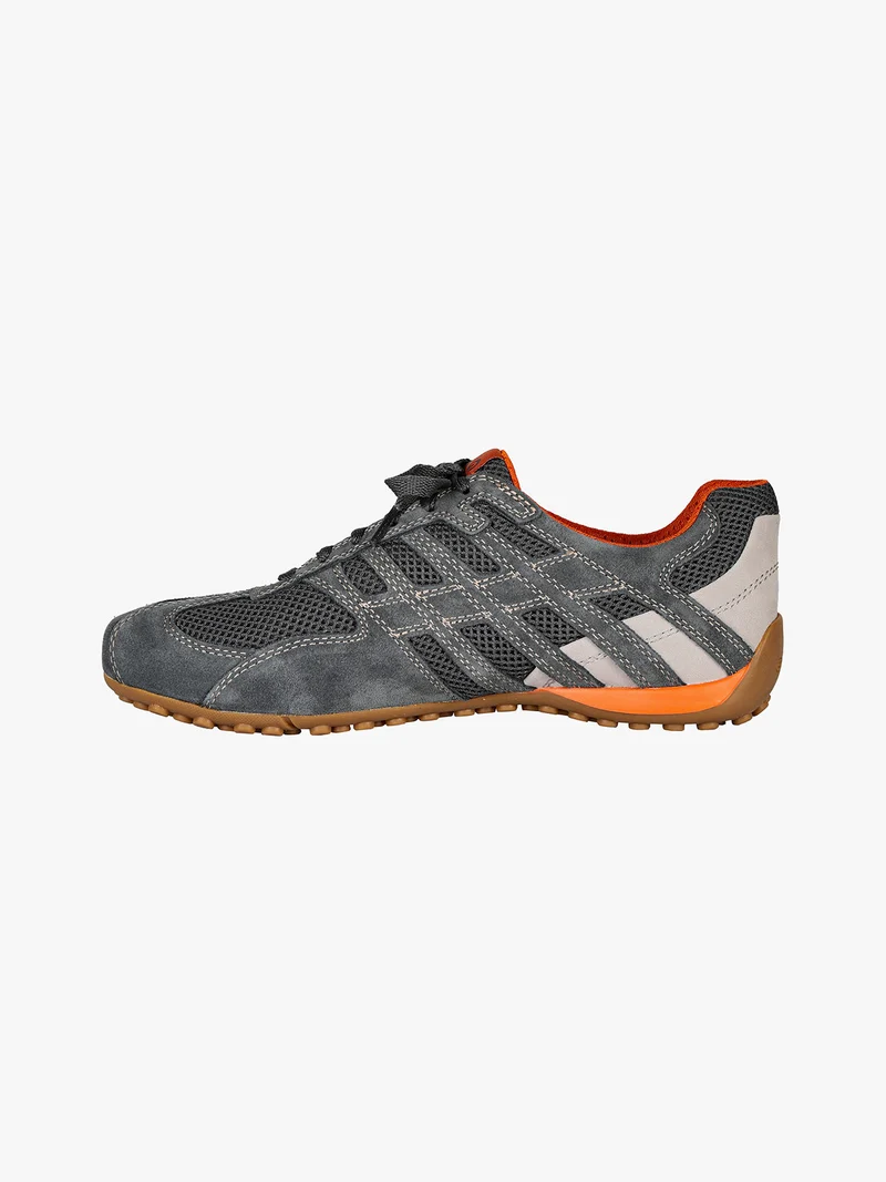 U SNAKE ORIGINAL A Sneakers in pelle scamosciata da uomo - grigio scuro