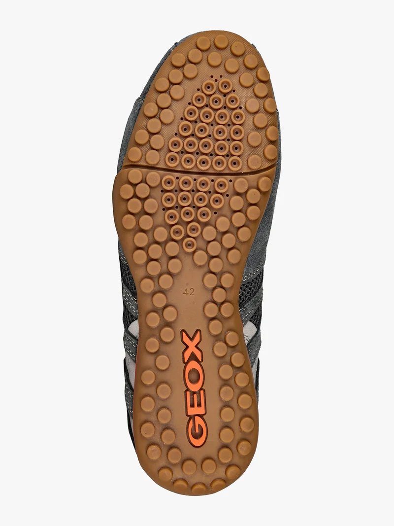 U SNAKE ORIGINAL A Sneakers in pelle scamosciata da uomo - grigio scuro