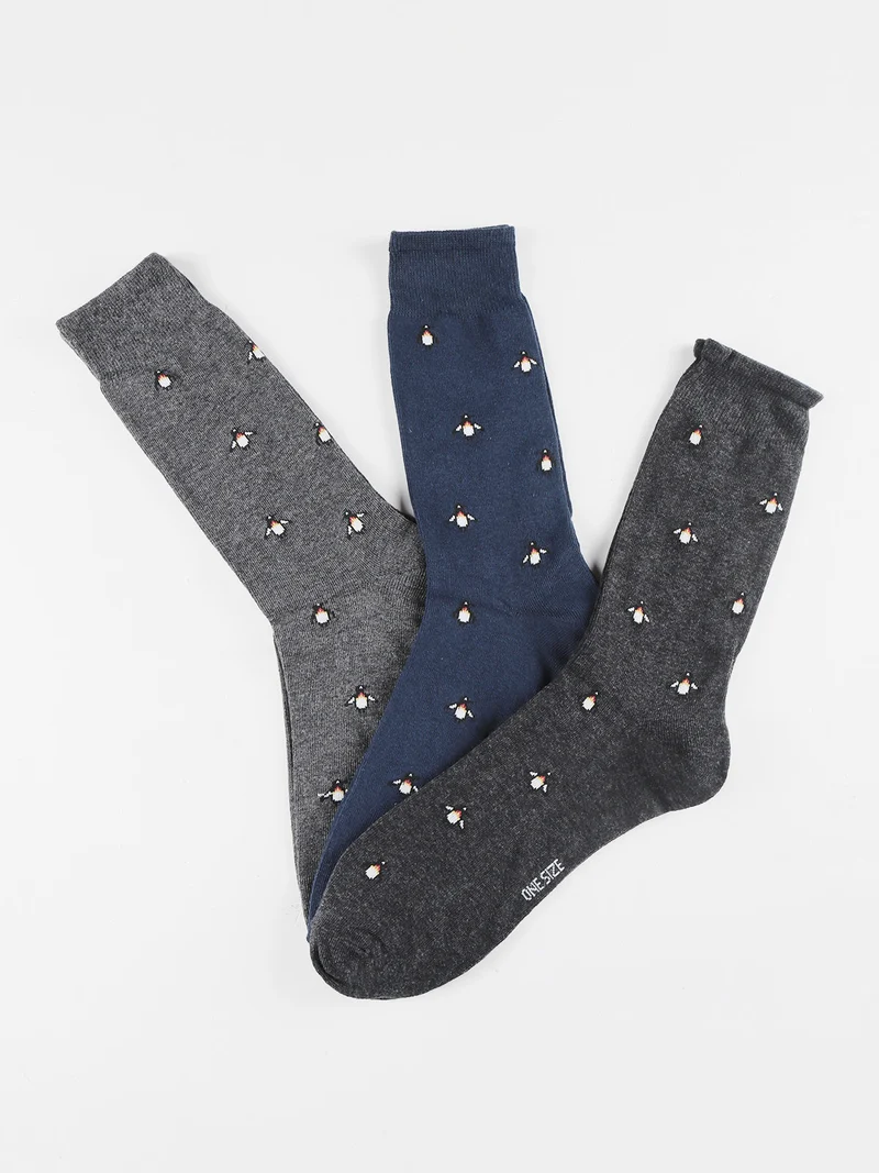 Calza corta da uomo con stampe