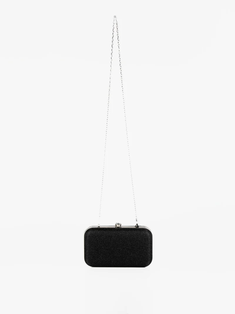 Pochette rigida elegante - nero