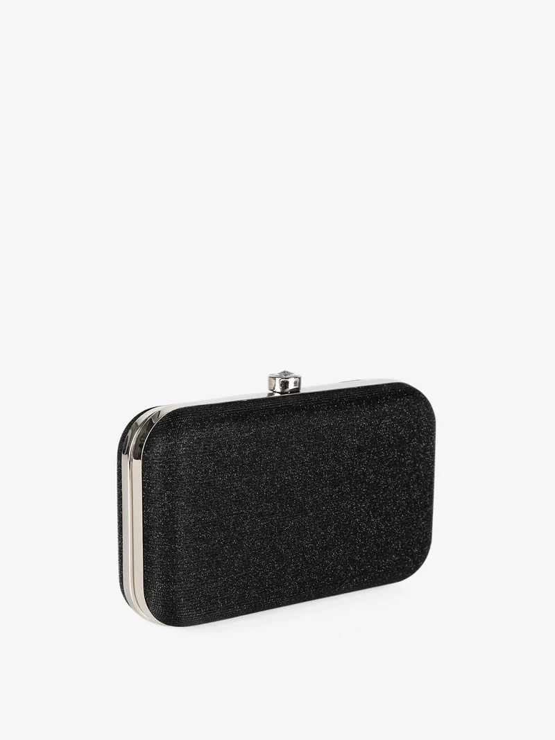 Pochette rigida elegante - nero