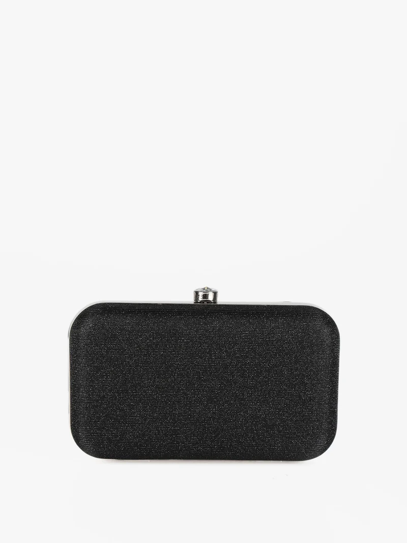 Pochette rigida elegante - nero