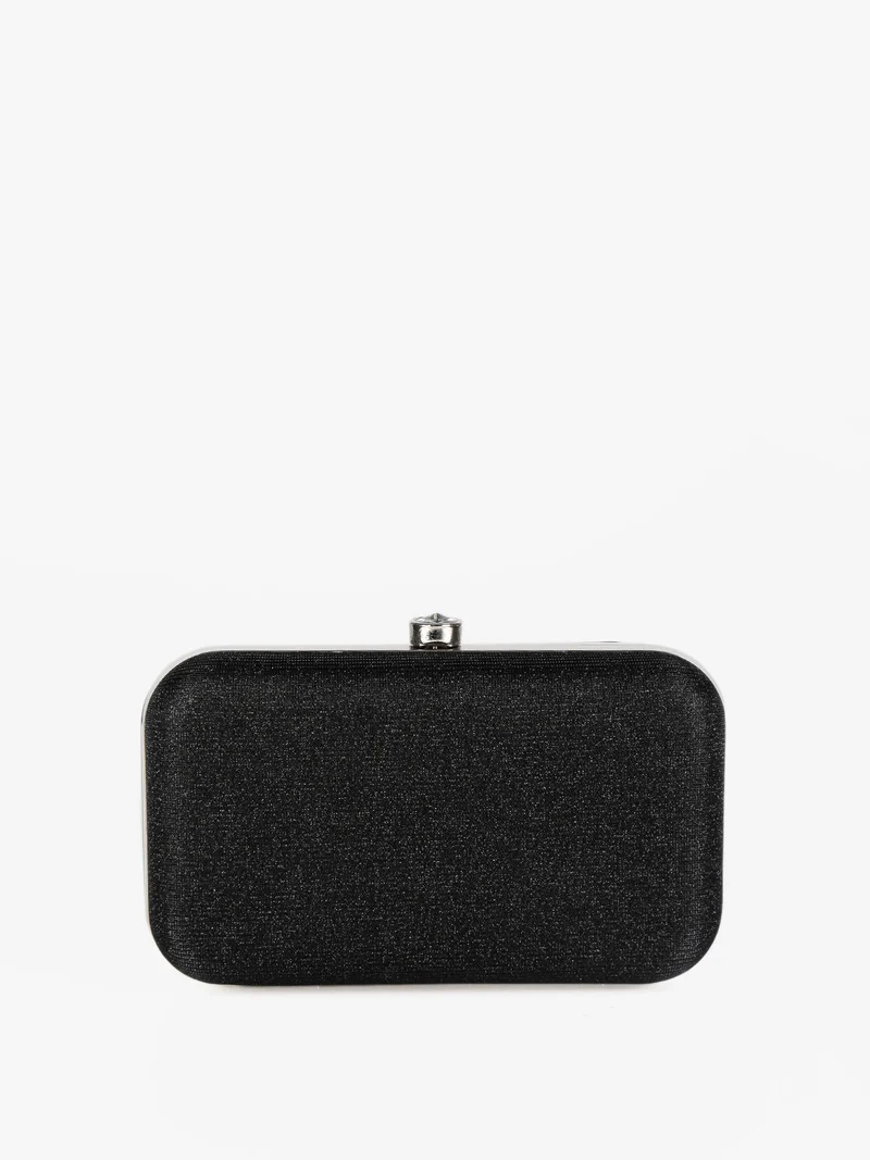 Pochette rigida elegante - nero