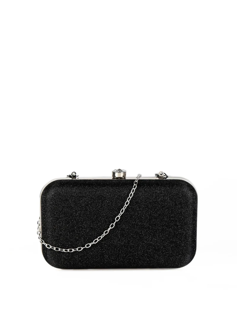 Pochette rigida elegante - nero