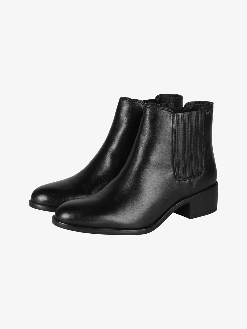 Stivaletti donna in pelle - nero