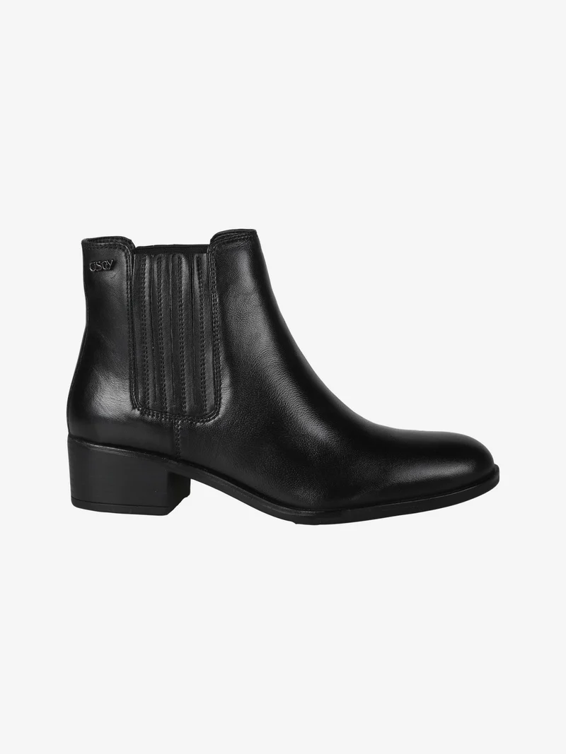 Stivaletti donna in pelle - nero