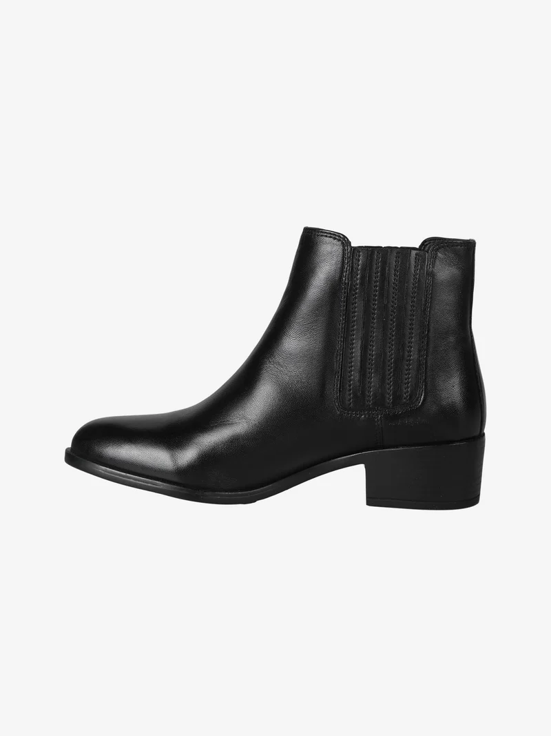 Stivaletti donna in pelle - nero