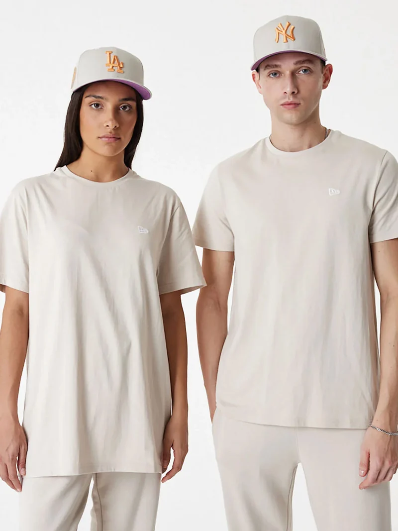T-shirt manica corta unisex - beige