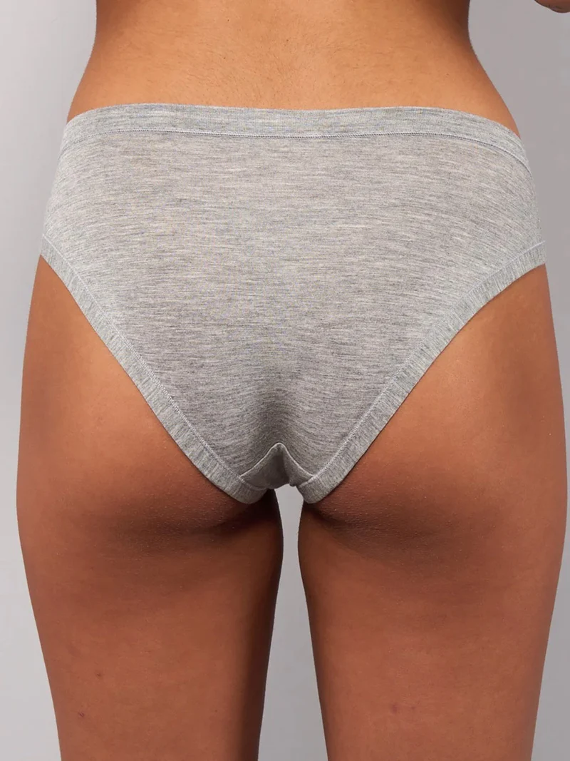 6005 Slip donna in modal - grigio